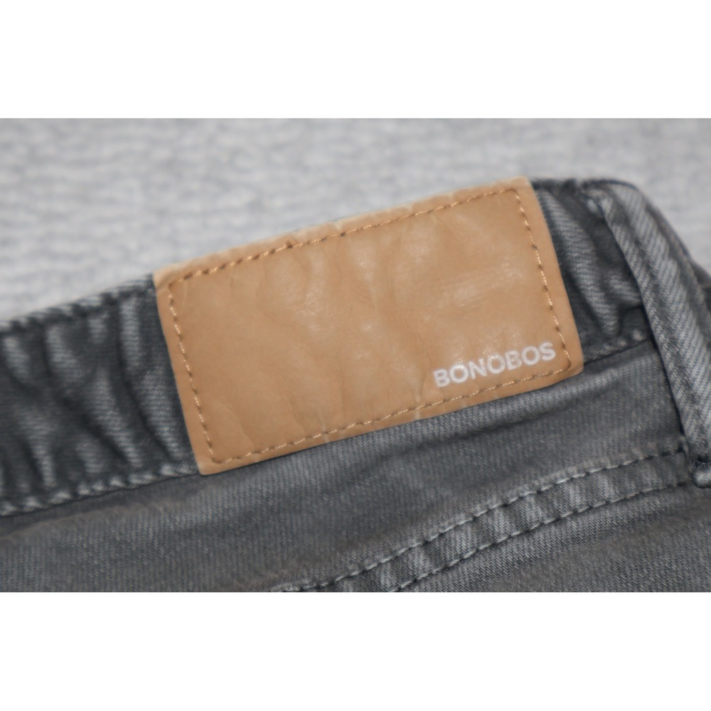 Bonobos Jeans Men 31x33 Gray Slim Fit Stretch Denim Casual Cotton Blend